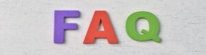 Colorful plastic block letters FAQ